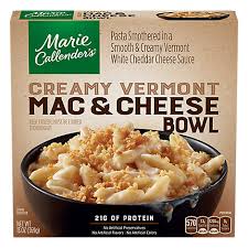 Marie callender's frozen meals and desserts are made from scratch with quality ingredients. Marie Callenders Entree Mac Cheese Bowl Creamy Vermont White Cheddar Box 13 Oz Safeway
