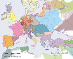 A right click (tap and hold on mobile) will display information about the current location.; Euratlas Periodis Web Karte Von Luxemburg Im Jahre 1400