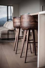 15 Ideas For Wooden Base Stools In Kitchen Bar Decor Wooden Bar Stools Interior Furniture Kitchen Stools