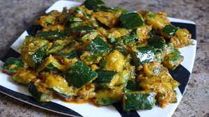 Saute for 2 minutes until the oil is coated well. Zucchini Sabzi Sangeeta S World Youtube