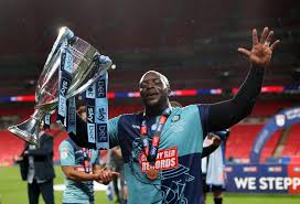 Wycombe wanderers striker sent off on debut. Too Big Too Strong Not Good Enough Adebayo Akinfenwa Has Proved Everyone Wrong To Achieve Championship Dream Aged 38