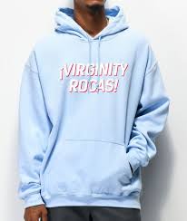 Danny Duncan Virginity Rocas Light Blue Hoodie Zumiez