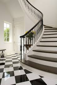 Black And White Stair Railing Ideas Georgiana Design Stairs Design Curved Staircase White Staircase
