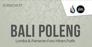 There was a farmer called father poleng. Event Lomba Dan Pameran Foto Hitam Putih Bali Poleng Younameit Productions