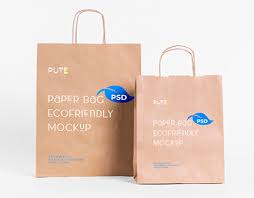 Download Paper Bag Mockup Projects Photos Videos Logos Illustrations And Branding On Behance PSD Mockup Templates