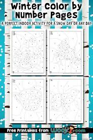 Color by number printable picture butterfly. Winter Color By Number Pages Woo Jr Kids Activities