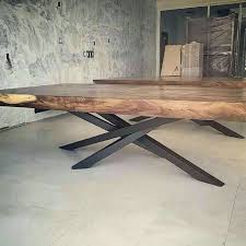 Live Edge Tables With Crazy Legs Liveedge Table Furniture Design Furniture Australianhairpinlegs Wood Table Design Dining Room Table Dining Furniture