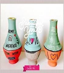 اناء فخار ملون بالايد اشكال و الوان مختلفة Stuffed Peppers Pepper Grinder Pepper Shaker