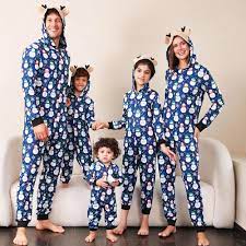 Amazon.com: HGps8w Matching Christmas Onesie Pajamas for Family 2023 Xmas  Sleepwear Hooded Jumpsuit Matching Holiday Pjs Loungewear : Clothing, Shoes  & Jewelry