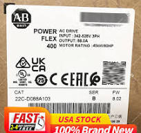 New Sealed Allen-Bradley 22C-D088A103 PowerFlex 400 45 kW 60 HP AC Drive
