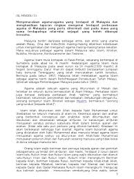Kebebasan beragama mengikut perlembagaan malaysia. Agama Agama Di Malaysia