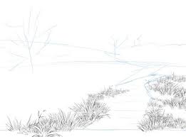 Fastest Way To Complete Simple Work How To Draw Grassland Using A Short Grass Brush Manga Materials Grassland Realistic Drawings Drawings