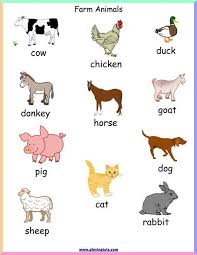 Free Printable Farm Animals Chart Keywords Toddler Preschool