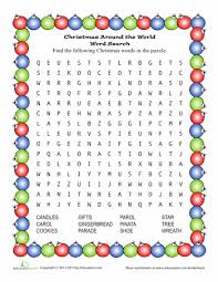 Santa Word Search Christmas Worksheets Christmas Word Search Christmas Teaching