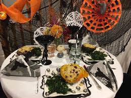 Bonus points if you add dry ice to make is smokey. Halloween Dinner Party Bright Shadows