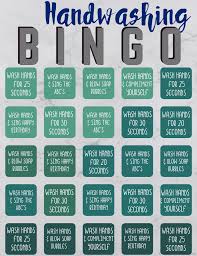 Handwashing Bingo Free Printable Game For Kids Printable Games For Kids Bingo Bingo Printable Free