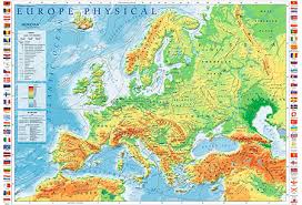Die europakarte / landkarte von europa. Trefl Puzzle 10605 Europakarte