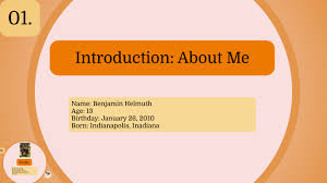 About me by Benjamin Helmuth