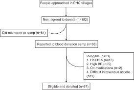 gantt chart of activities conducted for blood donation camp