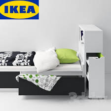3d Models Bed Ikea Flaxa Bed Headboard Headboards For Beds Ikea Flaxa Kids Bed Design