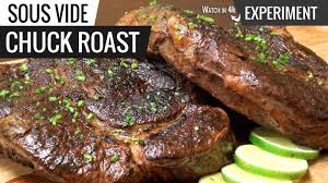 When meat's raised right, it tastes better than anything you've ever had. Sous Vide Chuck Roast Steak Experiment Youtube