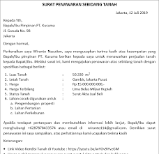Bab.la is not responsible for their content. Contoh Surat Penawaran Barang Dalam Bahasa Inggris Bagikan Contoh
