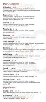 Menu Casa Mia Pizzeria Italiana Albizzate Specialita E Piatti Del Menu Pizze
