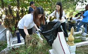 Budaya gotong royong tolong menolong terjadi pada aktivitas pertanian, kegiatan sekitar rumah tangga, kegiatan pesta, kegiatan perayaan, dan pada peristiwa bencana atau. Ph Sabah Pertahan Calon Dap Selepas Gotong Royong Di Perkuburan Islam Free Malaysia Today Fmt