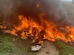 In calabasas, los angeles, according to the los angeles county sheriff's department. New Kobe Bryant Helicopter Crash Site Photos Show Intense Fireball