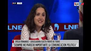 Candidata a legisladora por el kirchnerismo. Ofelia Fernandez Mostro Sus Unas K Y Hablo De El Mito Cristina Tn