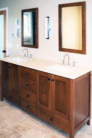custom walnut bathroom idea for bathroom remodel double vanity and double sink shaker style and bathroom vanity decor bathrooms remodel bathroom styling