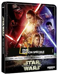 The stars that form the backdrop for the end credits are exactly the same stars as in the beginning of the movie. Star Wars Episode Vii The Force Awakens 4k 2d Blu Ray Steelbook Fnac Exclusive France Hi Def Ninja Pop Culture Movie Collectible Community