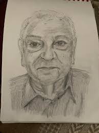 First Attempt at Portrait Pencil Drawing