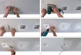 Olaf zeigt euch in diesem video schritt für schritt, wie man einbaustrahler in die decke einbaut und. Randlose Trimless Deckeneinbauleuchten Aus Gips In Quadratischer Bauform Von Wohlrabe Lichtsysteme