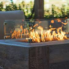 Get fire pit with glass guard delivered to your door in as little as 2 hours. Top Fires Glass Wind Guard For Square And Rectangular Fire Pits Modern Blaze