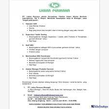 Jun 29, 2021 · dihimpun tribunjabar.id dari laman karirhub kemnaker dan jobstreet, berikut ini adalah info lowongan kerja tersebut:. Lowongan Kerja Sebagai Operator Jahit Agustus 2021