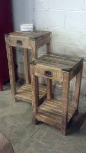 Reclaimed Wine Crate End Tables 199 299 Crate Furniture Cool Furniture Rustic Furniture