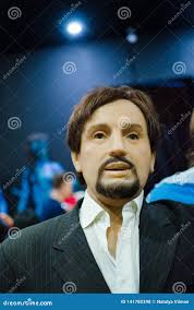 Fragments of the Exhibition in the Museum of Wax Figures in St. Petersburg  Editorial Stock Photo