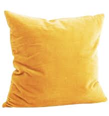 Coussin Velours Housse De Coussin Linge De Maison Madam Stoltz Oreillers Jaunes Housse De Coussin Canape Jaune