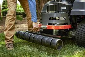 Then, starting from one side of the lawn in the direction you want the strips to follow, mow a straight line through the full length of the lawn. Husqvarna Tow Behind Striping Kit Husqvarna Us
