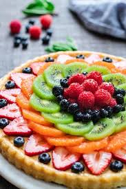 Glazed German Fresh Fruit Flan Give It Some Thyme Recipe Fresh Fruit Cake Fruit Tart Recipe Fruit Flan