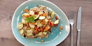 Add dressing and mix lightly. Couscous Salade Lekker En Gezond Be Pure With Valerie