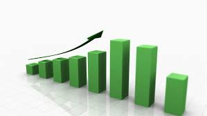 3d Growing Business Chart In Stock Footage Video 100 Royalty Free 2874304 Shutterstock