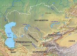 Maybe you would like to learn more about one of these? Central Asia Physical Map
