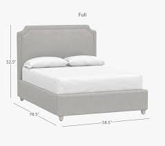 Ayasw bed skirt 14 inch drop dust ruffle three fabric sides wrap around (twin or full white) brushed microfiber adjustable elastic aysw. Ava Upholstered Storage Bed Pottery Barn Kids