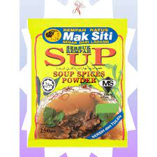 Kali ni first time nampak dia licinkan mangkuk sup dia! Mak Siti Serbuk Rempah Sup 250g Shopee Malaysia