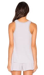 yummie by heather thomson tank in white opal grey best