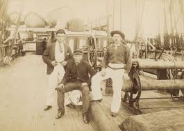 Handsome Crew Members On The Main Deck Of Cutty Sark Cutty Sark Sailing London History