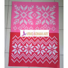 Membuat hiasan dari anyaman kertas. Motif Anyaman Kertas Origami