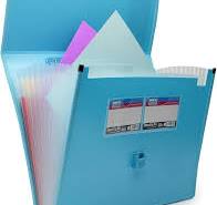 Solo Expanding File Folder FC Size with 12 Pockets, Document Organizer with  Buckle and Handle, Multi-Pocket Colorful Document Folders, Portable Files  ...